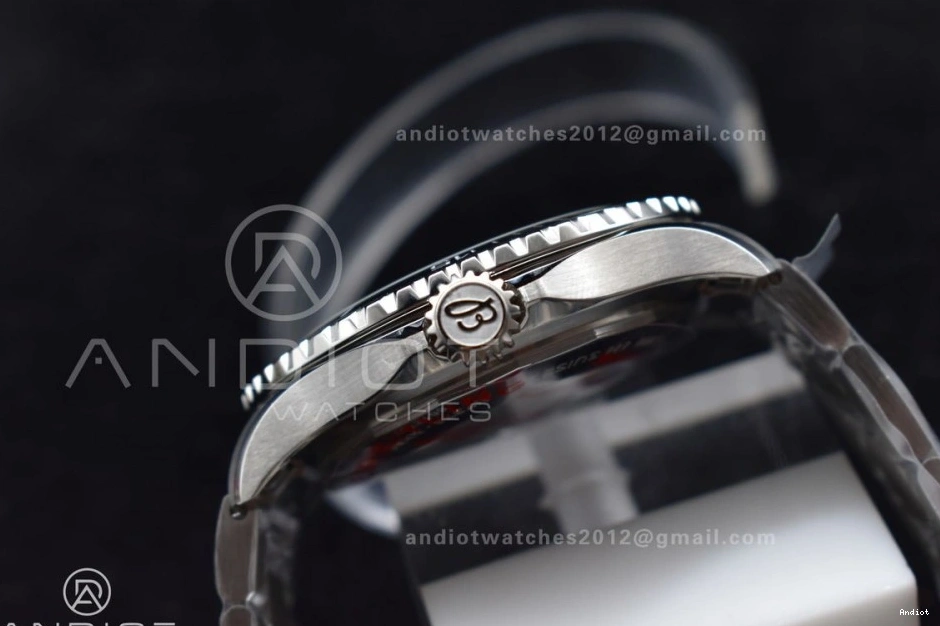 on Bracelet Best TF A2824 44 1:1 Blue Automatic Tiffany Dial Edition SS SuperOcean 1107